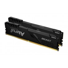 Оперативна пам'ять DDR4 2x4GB/2666 Kingston Fury Beast Black (KF426C16BBK2/8)