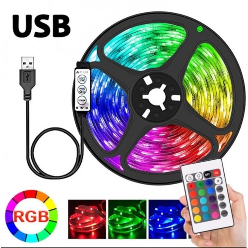 Світлодіодна стрічка із блютузом мікрофоном музичний RGB USB 10м HMD 136-13127827