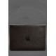 Шкіряний чохол-конверт на магнітах для MacBook 16 дюйм Темно-коричневий BlankNote