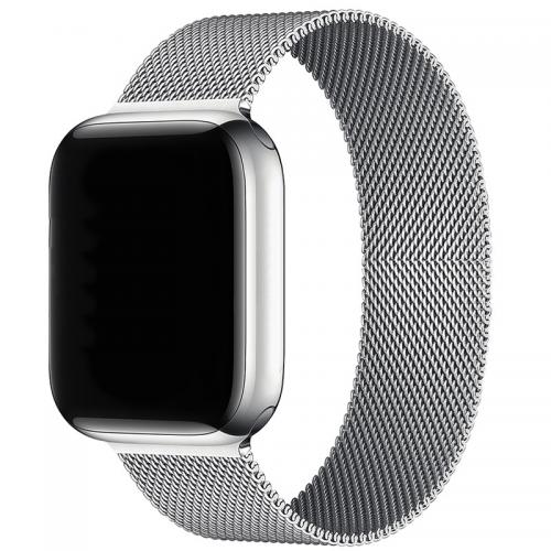 Ремінець металічний ANbeauty Apple Watch 38/40/41 mm Silver (AN0103072) Ремінець металічний ANbeauty Apple Watch 38/40/41 mm Silver (AN0103072)