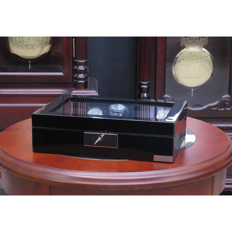 Шкатулка для зберігання годинників Salvadore WB/2386/10.BL 31,5х21х8,5 см Чорний