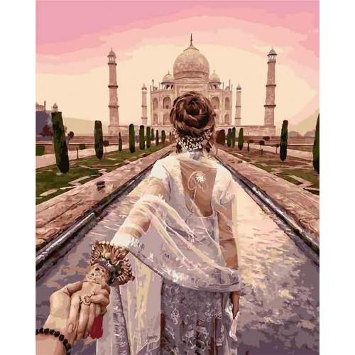 Картина за номерами Art Craft Слідуючи до Тадж-Махалу 40*50см Картина за номерами Art Craft Слідуючи до Тадж-Махалу 40*50см