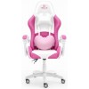Комп'ютерне крісло Hell's Rainbow Pink тканина