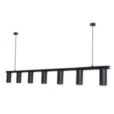 Люстра підвісна MSK Electric Tube в стилі лофт NL 2450-7 BK