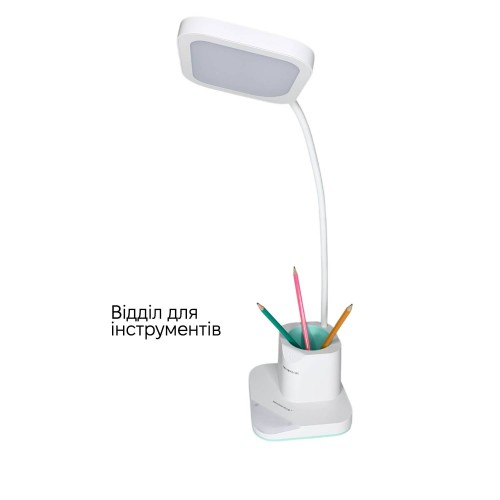 Настільна лампа Weidasi WD-6077 9W 285lm 4159K USB 5V White