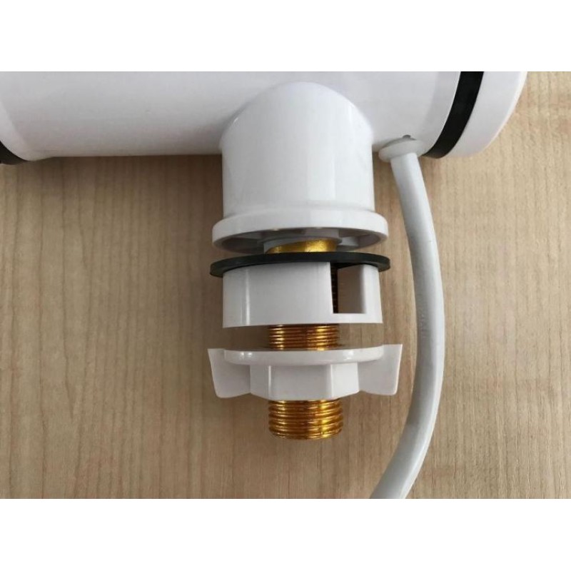 Проточний водонагрівач електричний Delimano з екраном Підключення знизу+ДУШ