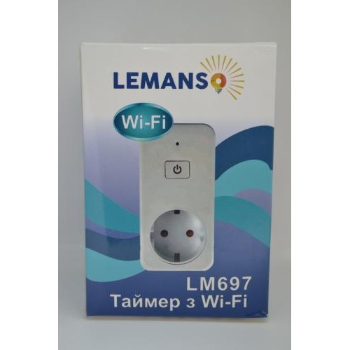 Розетка таймер WI-FI добовий Lemanso LM697