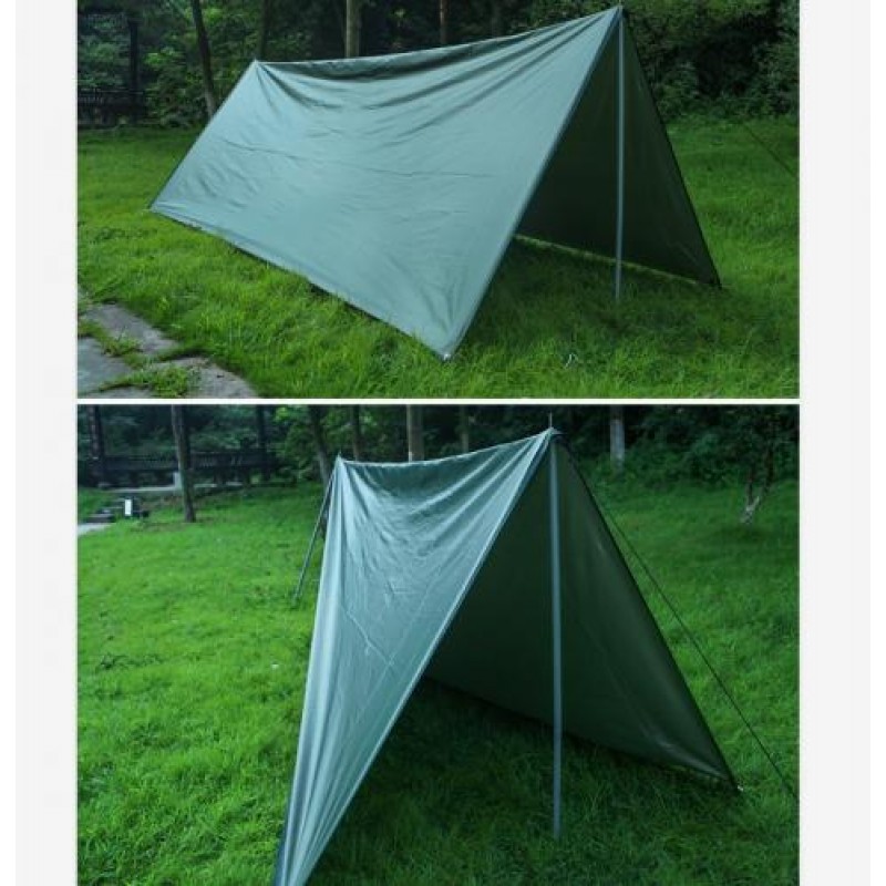 Тент туристичний Водонепроникний S Bluefield 3Х4 метри Темно-зелений (8275395)