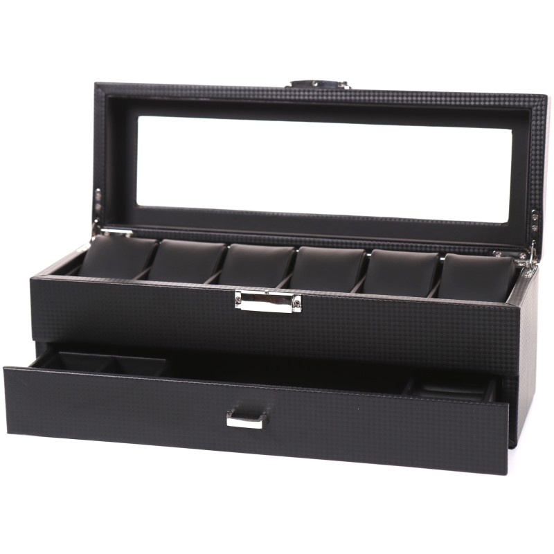 Шкатулка для зберігання годинників Craft 6PU.FIB.JW.BL Чорний