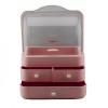 Органайзер для косметики настільний Stenson Cosmetics Storage Box LD-288 Pink в інтернет супермаркеті PbayMarket!