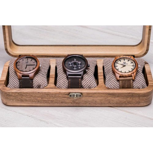 Коробочка для зберігання годинників ecoWalnut 7х26.5х9.5 см Коробочка для зберігання годинників ecoWalnut 7х26.5х9.5 см