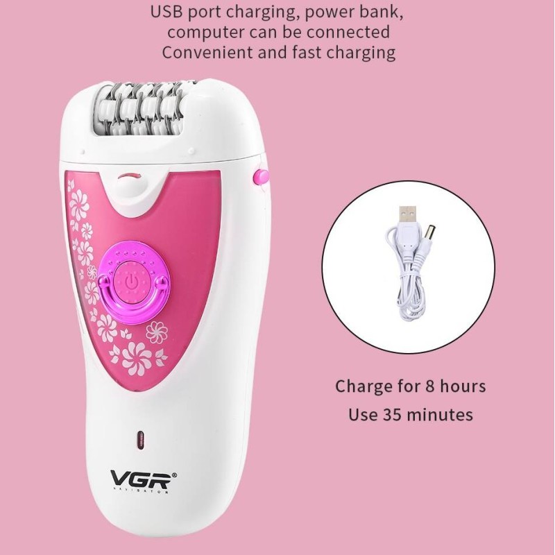 Жіночий епілятор-електробритва VGR 7221 2в1 SMT 14736