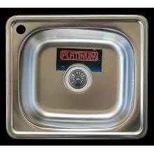 Миття кухонне з нержавіючої сталі Platinum 4842 ДЕКОР 06 / 160