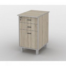 Тумба офісна Тиса Мебель ТМ-118 2 Сонома 75x60x40 см