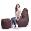 Крісло Мішок Груша Оксфорд 120х85 Студія Комфорту Розмір Стандарт коричневий