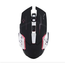 Безпровідна ігрова мишка безшумна з вбудованим акумулятором T2 RGB USB Charge + Bluetooth Black