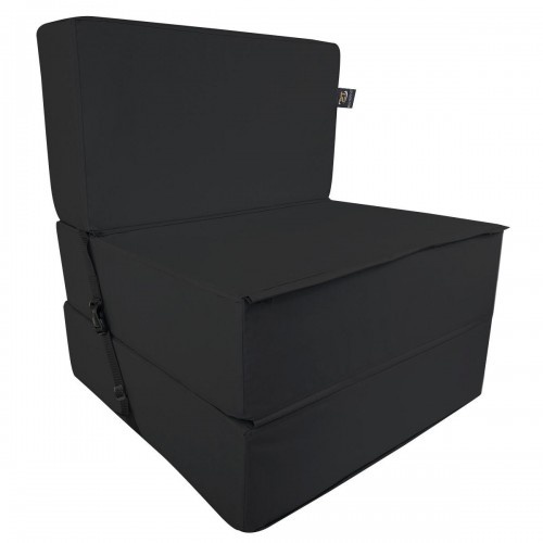 Безкаркасне крісло розкладачка Tia-Sport Поролон 210х80 см (sm-0920-32) чорний в інтернет супермаркеті PbayMarket!