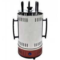 Електрошашличниця вертикальна Domotec BBQ MS-7783, нержавіюча сталь, червона Електрошашличниця вертикальна Domotec BBQ MS-7783, нержавіюча сталь, червона