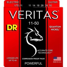 Струни для електрогітари DR VTE-11 Veritas Quantum Nickel Electric 11/50