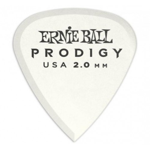 Медіатори Ernie Ball 9202 Standard Prodigy White Player 2.0 mm (6 шт.) Медіатори Ernie Ball 9202 Standard Prodigy White Player 2.0 mm (6 шт.)
