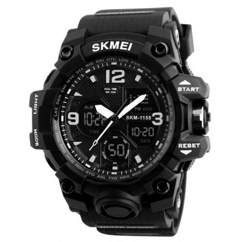 Чоловічий годинник Skmei 1155B Hamlet Чорний Чоловічий годинник Skmei 1155B Hamlet Чорний