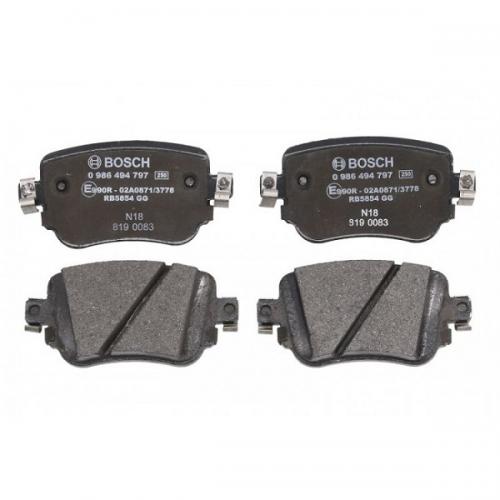 Колодки гальмові Bosch дискові задні AUDI/SEAT/SKODA/VW R 0986494797 в інтернет супермаркеті PbayMarket!