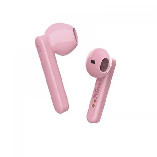 Навушники Bluetooth бездротові Trust Primo Touch True Wireless Pink