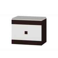 Тумба для обуви Еверест Соната 600 Венге з білим (Son-33) Тумба для обуви Еверест Соната 600 Венге з білим (Son-33)