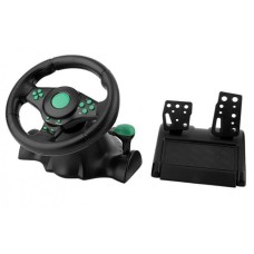 Кермо ігрове для PS3/PS2/PC із системою вібровіддачі та педалями 3в1 XPRO KermVi (186102960_6720)