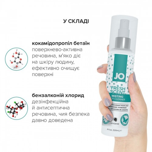 Засіб для чищення System JO Fresh Scent Misting Toy Cleaner (120 мл) з ароматом свіжості в інтернет супермаркеті PbayMarket! Засіб для чищення System JO Fresh Scent Misting Toy Cleaner (120 мл) з ароматом свіжості в інтернет супермаркеті PbayMarket!