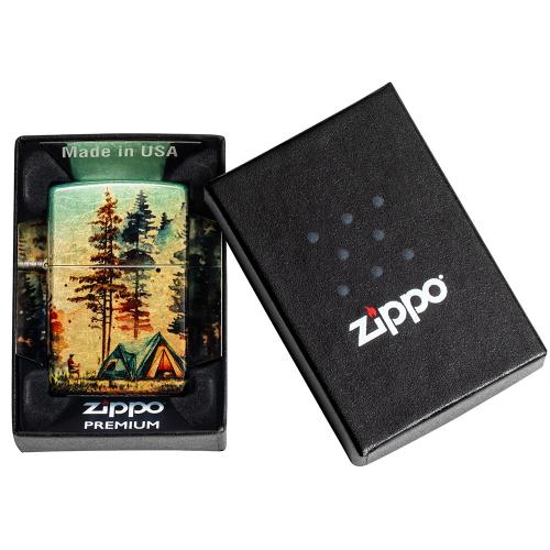 Запальничка бензинова Zippo Camping Design (46263) Запальничка бензинова Zippo Camping Design (46263)