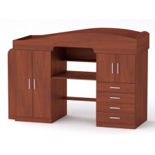 Двоярусне ліжко-горище Компанит Універсал-2 207,6х74,4х140,8 см Яблуня