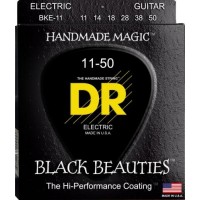 Струни для електрогітари DR BKE-11 Black Beauties Heavy K3 Coated Electric Guitar Strings 11/50 Струни для електрогітари DR BKE-11 Black Beauties Heavy K3 Coated Electric Guitar Strings 11/50