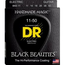 Струни для електрогітари DR BKE-11 Black Beauties Heavy K3 Coated Electric Guitar Strings 11/50
