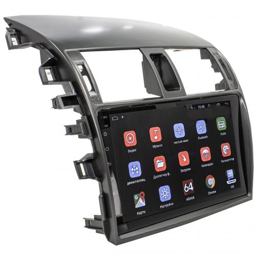 Штатна автомобільна магнітола Toyota Corolla 9 дюймів 2009-2013 сенсор WiFi GPS 4 ядра 1/16 пам'яті Android 6 (3607-10463)