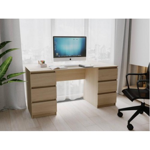 Стіл письмовий Меблева Площа СП-6 Дуб сонома (160х60х75 см) Стіл письмовий Меблева Площа СП-6 Дуб сонома (160х60х75 см)