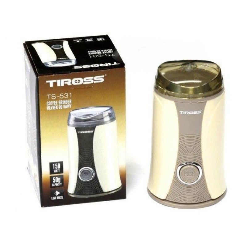 Кавомолка подрібнювач Tiross TS-531 Beige