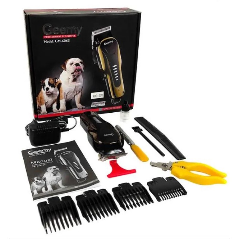 Універсальна машинка для стрижки тварин Gemei Gm-6063