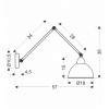 Бра Candellux Truck 54x38 см Чорний (21-05915)