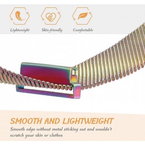 Ремінець BeWatch для Samsung Galaxy Watch Active | Active 2 міланська петля 20мм Хамелеон (1010269) Ремінець BeWatch для Samsung Galaxy Watch Active | Active 2 міланська петля 20мм Хамелеон (1010269)