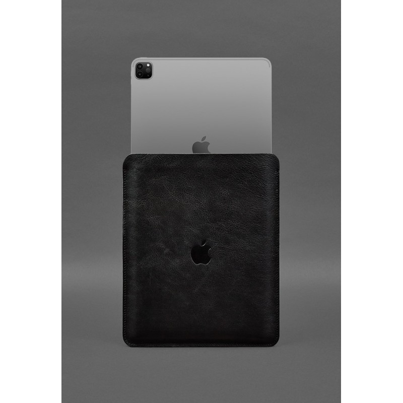 Шкіряний чохол-футляр для iPad Pro 12,9 Чорний BlankNote