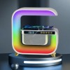 Настільна смарт лампа G-Smart Light HM-G3 RGB з бездротовою зарядкою та Bluetooth колонкою 15W White (3_04502)