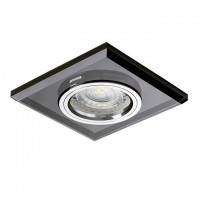 Точковий світильник Kanlux Morta 9x9x1 см Чорний (Kan18510)