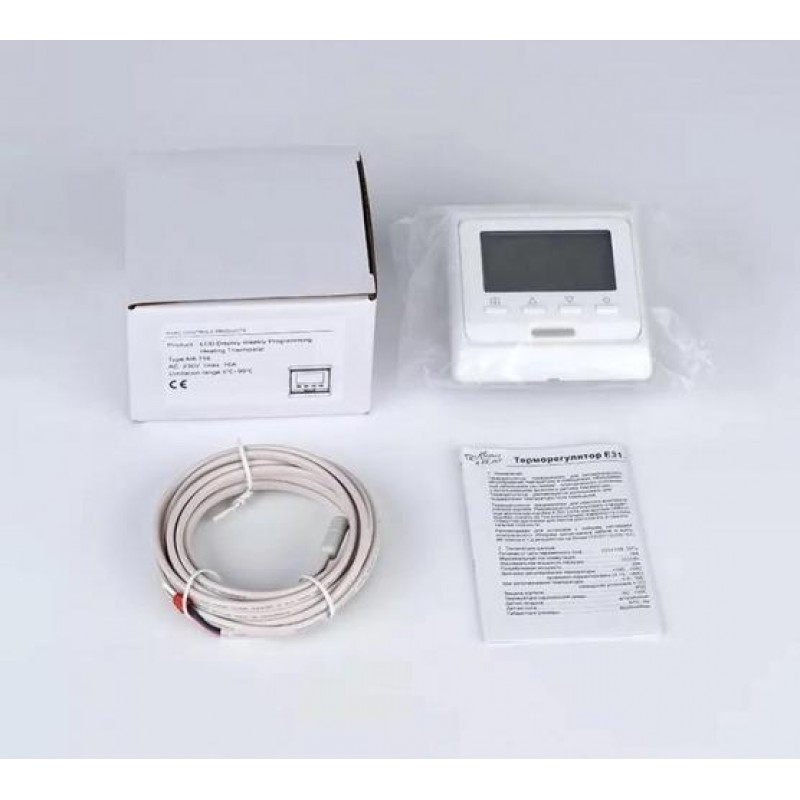 Терморегулятор для теплої підлоги Oshland М6 Білий (050695)