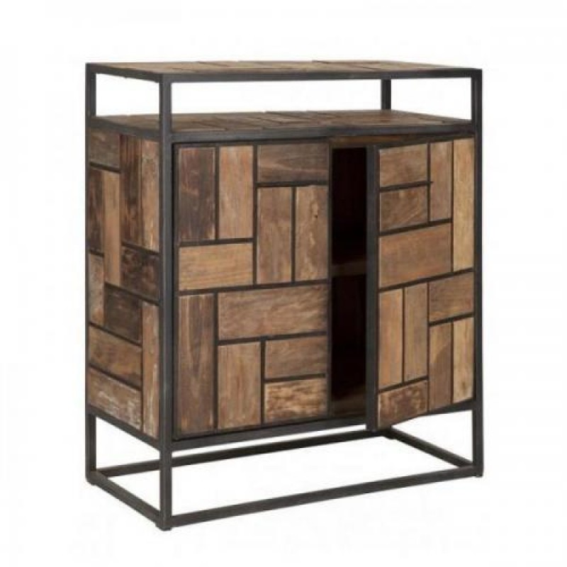 Комод Loft NS-276 950x800x400 мм Чорний