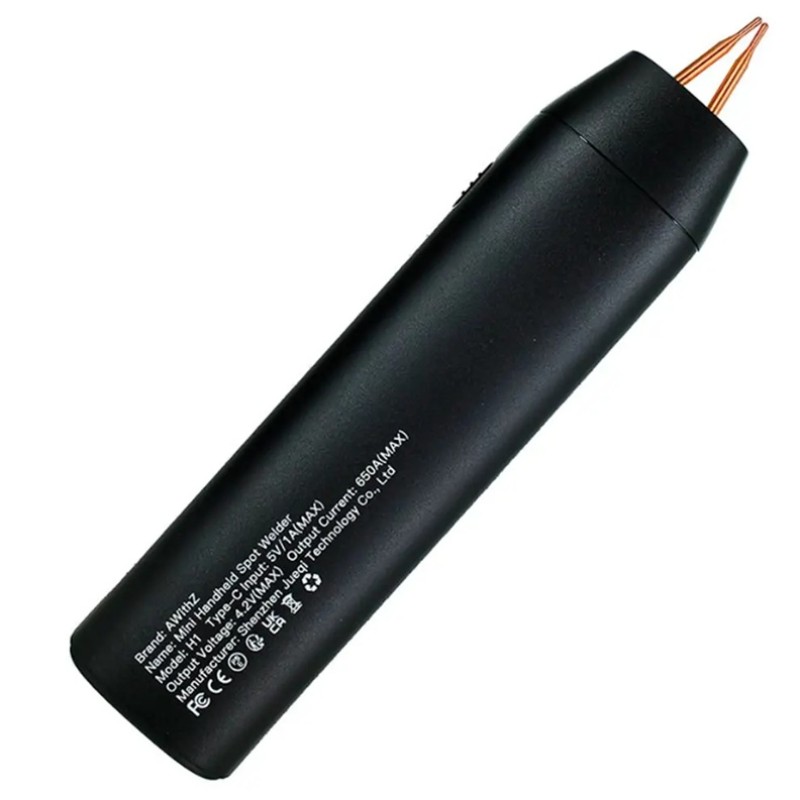 Апарат для точкового зварювання акумуляторів двоімпульсний ручний AWithZ H1 з акумулятором 1800 мАг