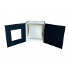 Подарункова упаковка - коробка для годинника BoX чорно-біла (IBW108-1)