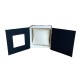 Подарункова упаковка - коробка для годинника BoX чорно-біла (IBW108-1)