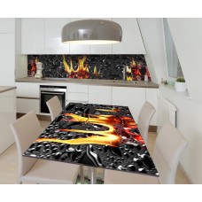 Наклейка вінілова на стіл Zatarga  