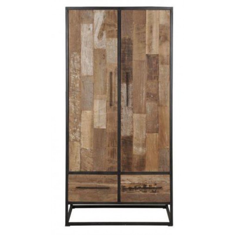 Шафа для зберігання в стилі Loft NS-2248 1630x800x400 мм Черный